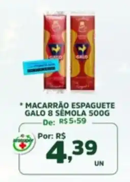 Araújo Supermercados Macarrão espaguete galo 8 sémola oferta