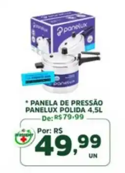 Araújo Supermercados Panela de pressão panelux polida 4,5l oferta