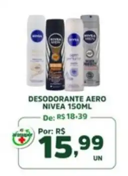 Araújo Supermercados desodorante aero nivea 150ml oferta