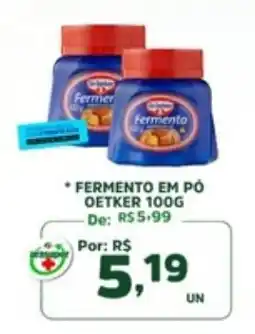 Araújo Supermercados Fermento em pó oetker oferta