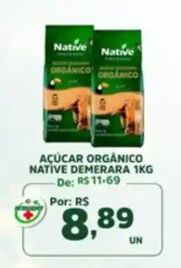 Araújo Supermercados Açúcar orgânico native demerara oferta
