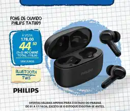 Lojas Cem fone de ouvido philips tat1109 oferta