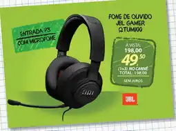 Lojas Cem fone de ouvido jbl gamer qtum100 oferta