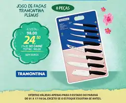Lojas Cem Jogo de facas tramontina plenus oferta