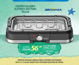 Lojas Cem Churrasqueira elétrica britânia bcq40 oferta