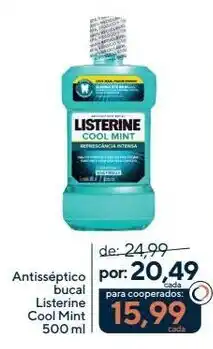 Coop Antisséptico bucal listerine cool mint oferta