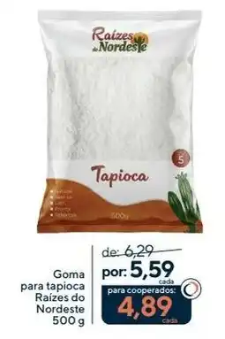 Coop Goma para tapioca Raizes do Nordeste oferta