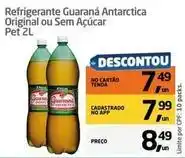 Tenda Atacado Guaraná - refrigerante antarctica original ou sem açúcar oferta
