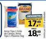 Tenda Atacado Máximo - arroz tipo 1 grão de campo, arroz tipo 1 oferta