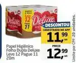 Tenda Atacado Deluxe - papel higiênico folha dupla oferta
