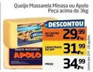 Tenda Atacado Sensação de minas - queijo mussarela ou apolo peça acima de 3kg oferta