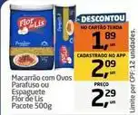 Tenda Atacado Flor de lis - macarrão com ovos parafuso ou espaguete oferta