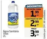 Tenda Atacado Triex - água sanitária oferta