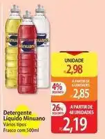 Atacadão Minuano - detergente líquido oferta