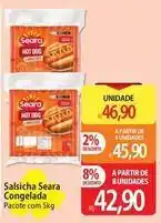 Atacadão Seara - salsicha congelada oferta