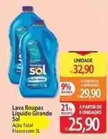 Atacadão Girando sol - lava roupas líquido oferta