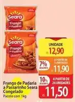 Atacadão Seara - frango de padaria a passarinho congelado oferta