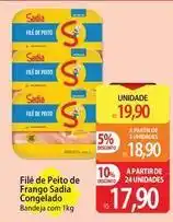 Atacadão Sadia - filé de peito de frango congelado oferta
