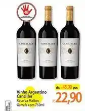 Atacadão Argentino - vinho oferta