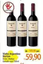 Atacadão Norton - vinho argentino oferta