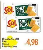 Atacadão Sol - biscoito salt oferta