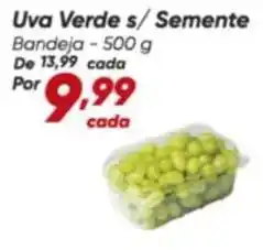 Dia Uva verde s/semente oferta