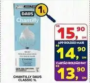 Roldão Classic - chantilly daus oferta