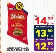 Roldão Molho - molho billy & jack kisabor tipos oferta