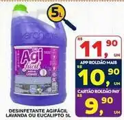 Roldão Mais - desinfetante agifàcil lavanda ou eucalipto oferta