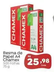 Novo Atacarejo Chamex - resma de papel a4 oferta