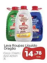 Novo Atacarejo Dragão - lava roupas liquido oferta