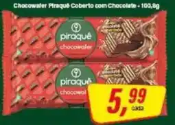 Rede Supermarket Chocowafer Piraque Coberto com Chocolate oferta