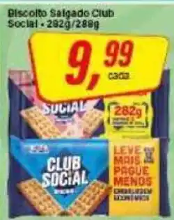 Rede Supermarket Biscoito Salgado Club Social oferta