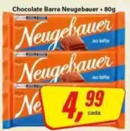 Rede Supermarket Chocolate barra neugebauer ao leite oferta