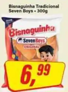 Rede Supermarket Bisnaguinha Tradicional Seven Boys oferta
