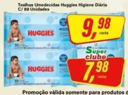 Rede Supermarket Toalhas Umedecidas Huggies Higiene Diária oferta