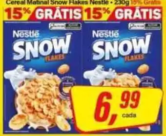Rede Supermarket Cereal matinal snow flakes nestle oferta