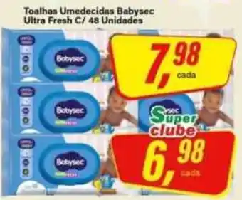 Rede Supermarket Toalhas Umedecidas Babysec Ultra Fresh C oferta