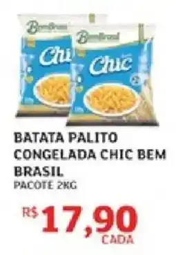 Assaí Atacadista batata palito congelada chic bem brasil oferta