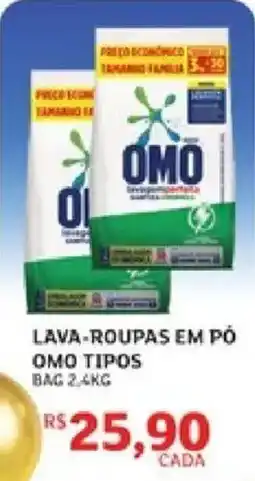 Assaí Atacadista Lava-roupas em pó omo tipos oferta