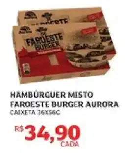Assaí Atacadista Hambúrguer misto faroeste burger aurora oferta