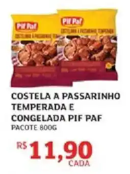 Assaí Atacadista Costela a passarinho temperada e congelada pif paf oferta