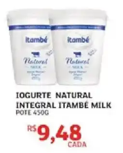 Assaí Atacadista Iogurte natural integral itambé milk oferta