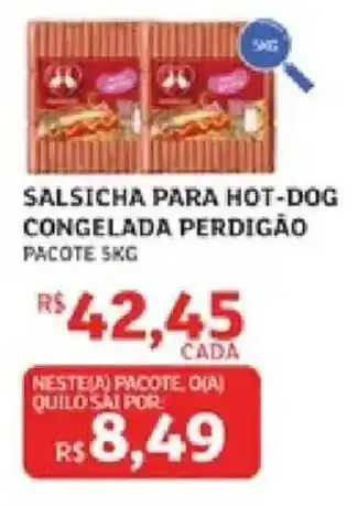 Assaí Atacadista Salsicha para hot-dog congelada perdigão oferta