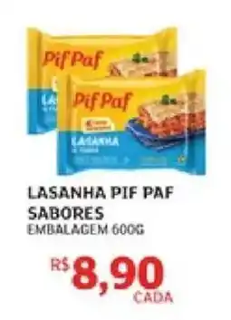 Assaí Atacadista Lasanha pif paf sabores oferta