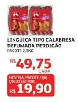 Assaí Atacadista Linguiça tipo calabresa defumada perdigão oferta