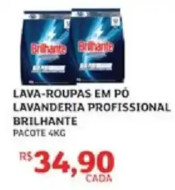 Assaí Atacadista Lava-roupas em pó lavanderia profissional brilhante oferta