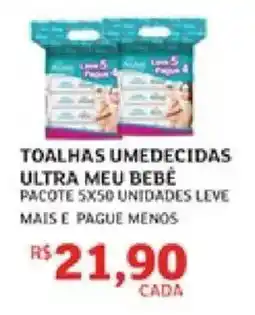 Assaí Atacadista toalhas umedecidas ultra meu bebê oferta