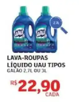 Assaí Atacadista Lava-roupas liquido uau tipos oferta