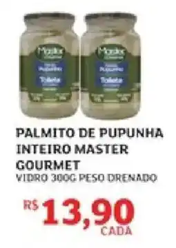 Assaí Atacadista Palmito de pupunha inteiro master gourmet oferta